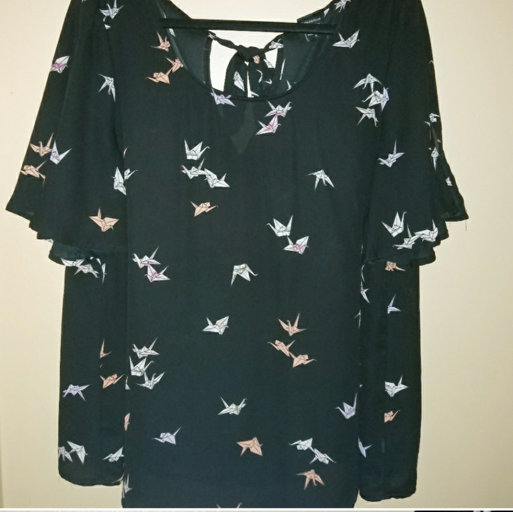 Torrid flutter sleeve top